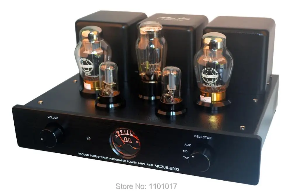 Ламповый усилитель Meixing MingDa с одним концом и пультом ДУ KT90 Hi Fi встроенный|tube amplifier