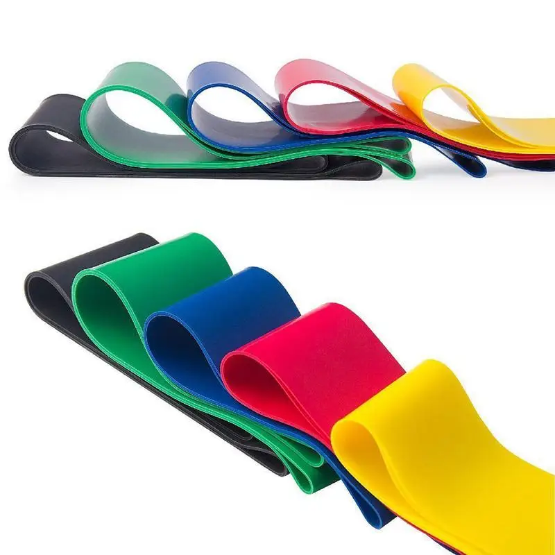 

5pcs Sports Resistance Band Cycle Setting CrossFit Fitness Yoga Leg Exercise Outdoor Yoga Elastic Band
