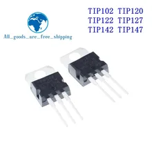10 stücke Tip102 Tip120 Tip122 Tip127 Tip142 Tip147 Transistor Tip142t Tip147t Für diy