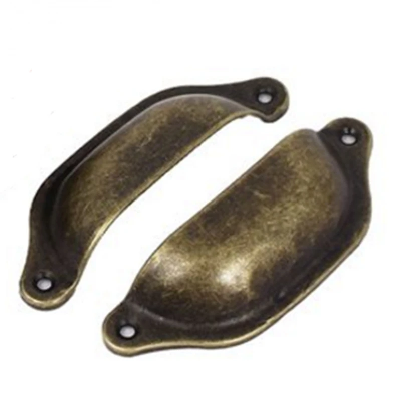

Vintage Antique Drawer Handle Home Kitchen Cabinet Hardware Cup Pull Handle