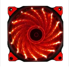 120Mm Pc Computer Ultra Stille Led Koelventilator Radiator, 12Cm 120X120X25mm 12V Computer Fan, 12VDC 3P Ide 4D(2 Draad)