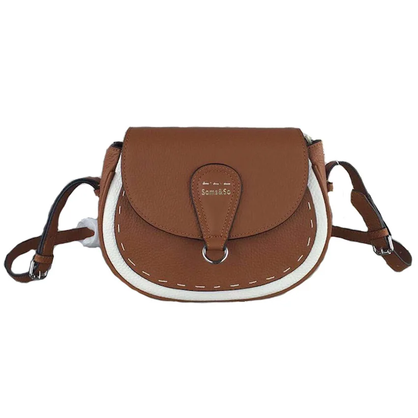 

2019 spring New Women Genuine Leather bag Handmade embossing luxury leather shoulder bag designer women famous brand saddel bag