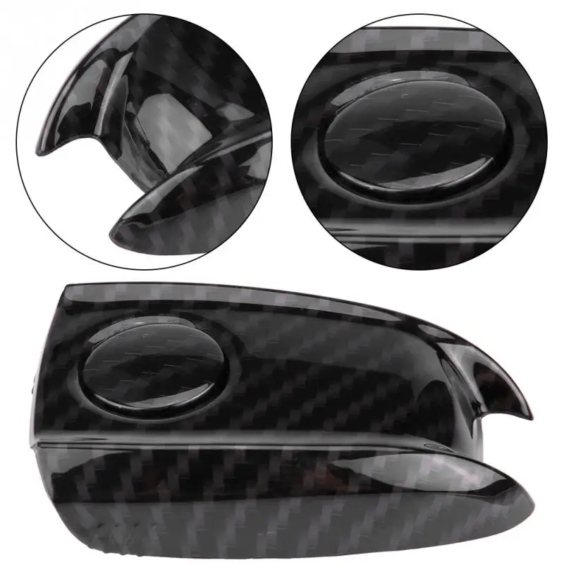 Carbon Fiber Car Key Shell Cover Trim 1pc For Alfa Romeo Giulia Stelvio 2017 2018 Carbon Fiber Car Key Shell Cover Trim 1pc For Alfa Romeo Giulia Stelvio 2017 2018