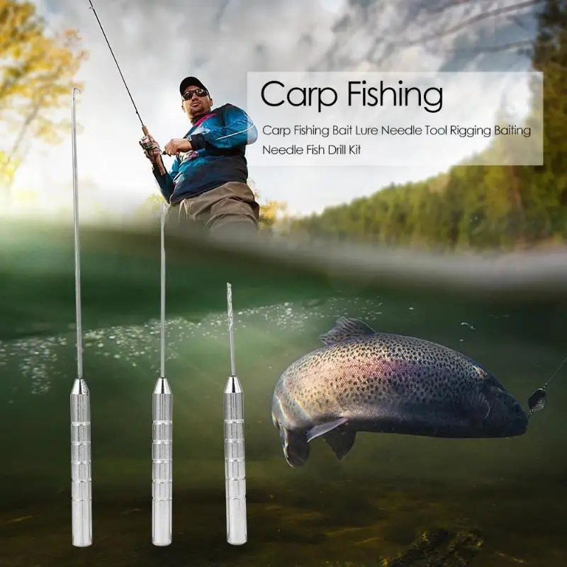 Fishing Harpoon Needle Carp Fishing Bait Lure Needle Tool Rigging