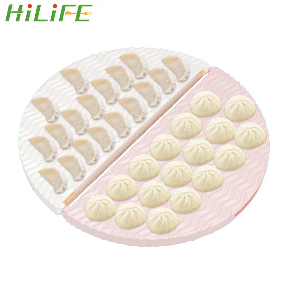 HILIFE блюдо для пельменей Складная тарелка фруктов картофель фри держатель муки