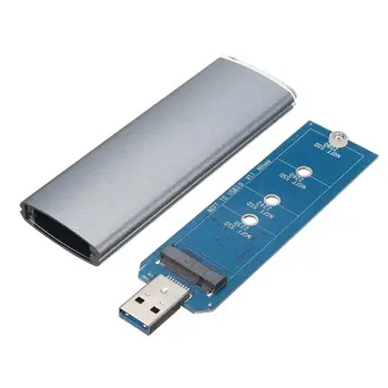 

M.2 NGFF SSD SATA to USB 3.0 Converter Adapter Case External Enclosure Storage Case With Screwdriver