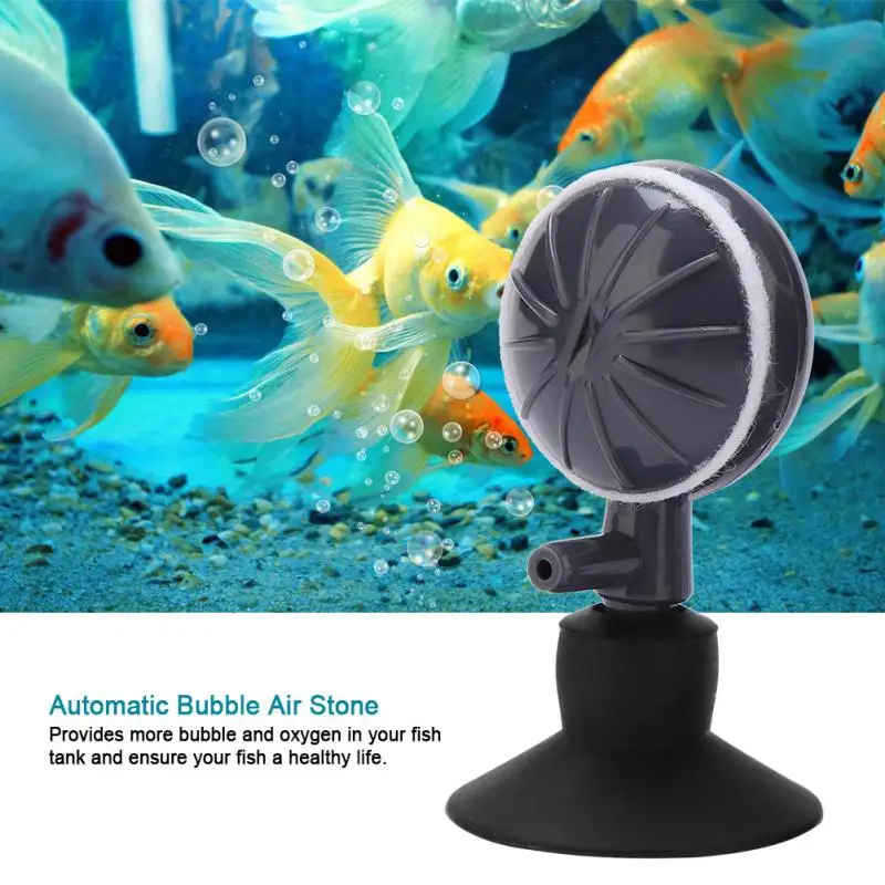 2PCS Bubble Air Stones Aeration Pump Suction Cup for Aquarium Fish Tank