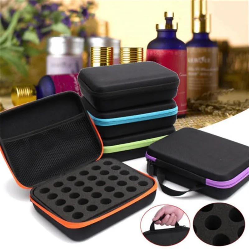 

30 Bottle Essential Oil Carry Case 5ML~15ML Holder Storage Aromatherapy Organization Portable storage bag