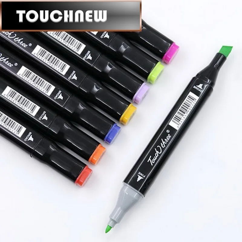 

On salestudent 30 color -80 color anime color painting design special alcohol oily double-head brush