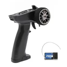 2,4 ГГц Радиоуправляемый передатчик приемник 3 канала Радио пульт дистанционного управления Передатчик светодиодный индикатор включения/выключения 91803G-VT для RC автомобилей лодки