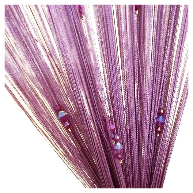 

LBER String Curtain Panels Door Fly Screen Room Divider Voile Net Curtains
