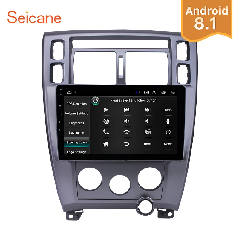 Best Seicane 2Din Car Android8.1 Touchscreen 10.1" HD Navi Bluetooth GPS Multimedia Player For Hyundai Tucson LHD 2006-2013 Head Unit 0