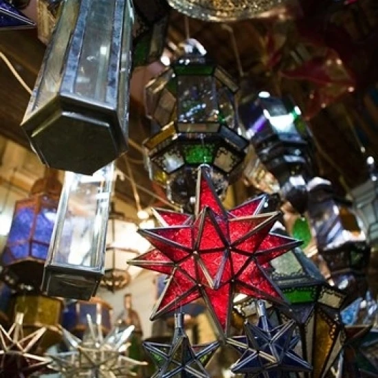 Decorative Stars The Souqs of Marrakech Morocco Poster Print by Walter Bibikow (23 x 34) | Дом и сад