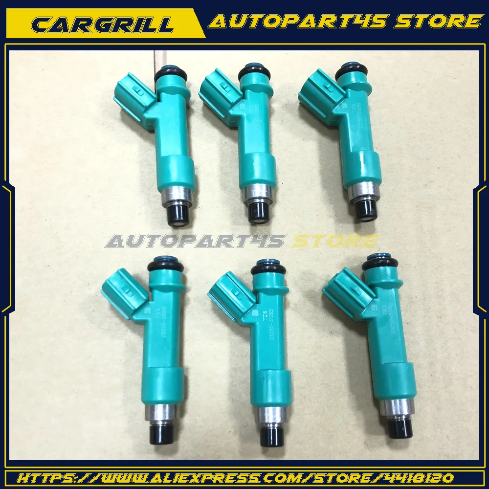 6x 23250 31060 23209 39075 Fuel Injectors Fit for Toyota 4Runner Tundra
