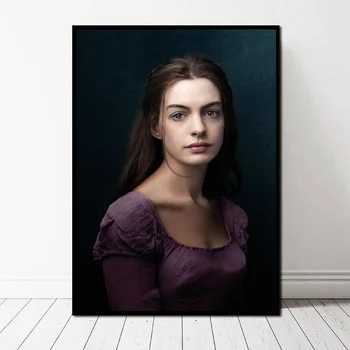 

Anne Hathaway Art Silk Poster Movie Star poster Wall Pictures for Living Room No Frame