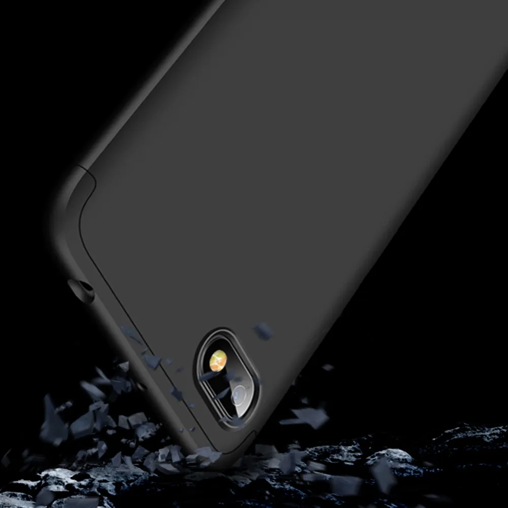 Чехол с полной защитой для Xiaomi Redmi 6A противоударный чехол поворотом на 360 градусов