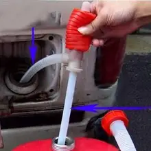 Горячий Ручной Сифон сифон масло Вода бензин сырой нефти двигатель топливный насос для перекачки жидкости трубы