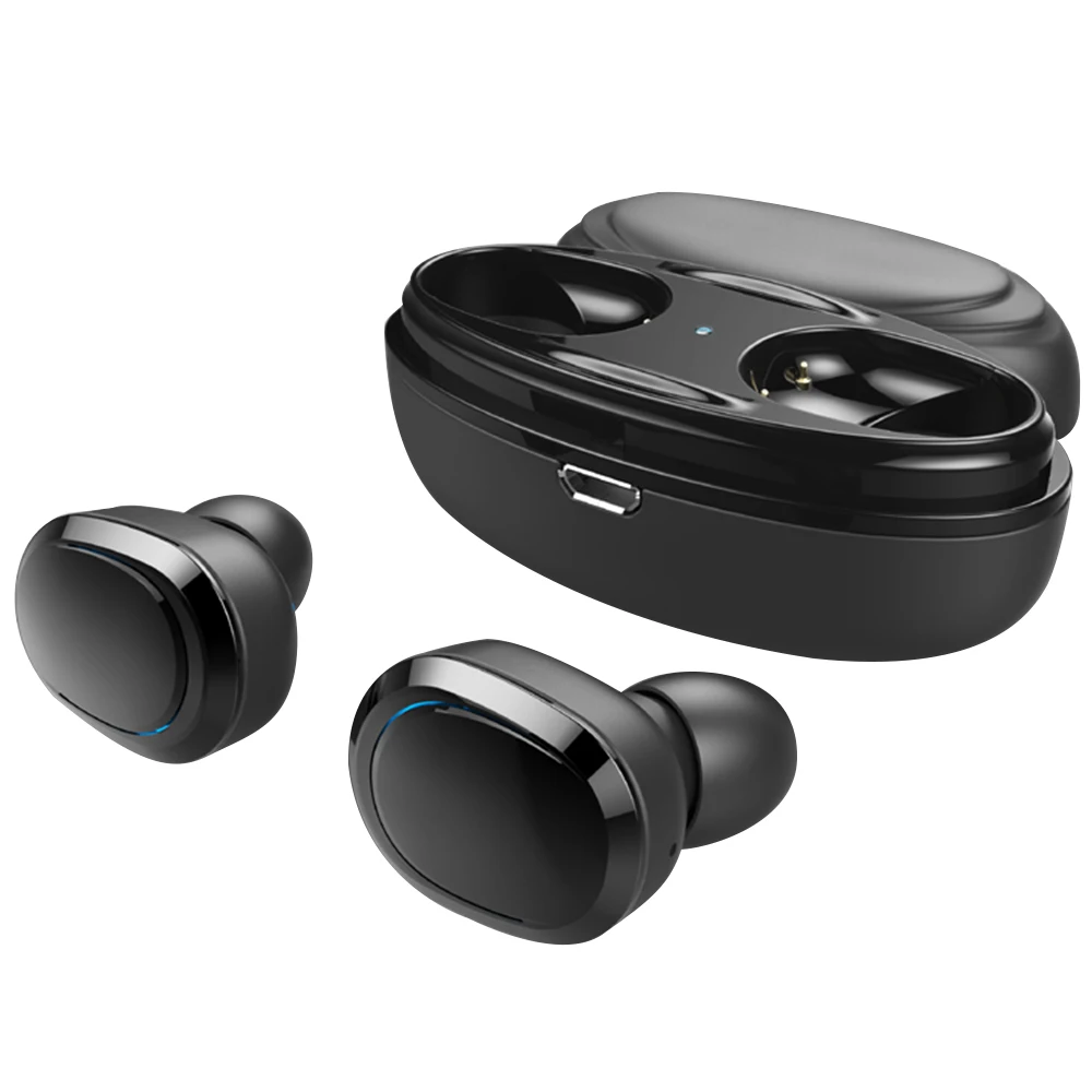 Excelvan T12 Wireless Earbuds Mini Bluetooth In-ear Earphones Dual Stereo Sweatproof Built-in Mic with Charging Box | Электроника