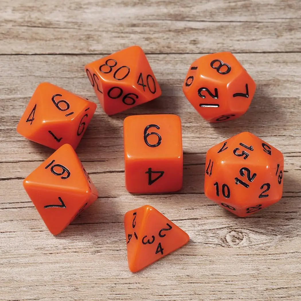 7 Die фестиваль многогранный перламутровый блеск Подземелья и Драконы GameDice набор