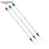 Wholesale 3pcs Tiny Tips Paint Liner Drawing Painting Pen Brush Acrylic Nail Art Manicure Detailed Design Tool Set 5