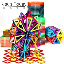 Vavis тови Цвет 30-228 шт. строительство конструктор Набор модель и строительство игрушки Пластик магнитных блоков развивающие игрушки для