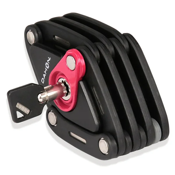 

DAHON Anti-Theft Lengthened Antirust Foldable Bicycle Chain Lock Easy to Install Protect Bike Car Lock Key Lock