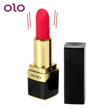 

OLO 10 Speed Mini Lipstick Vibrator Clitoris Stimulator Nipple Massage Magic Wand Secret Bullet Vibrating Sex Toys for Women