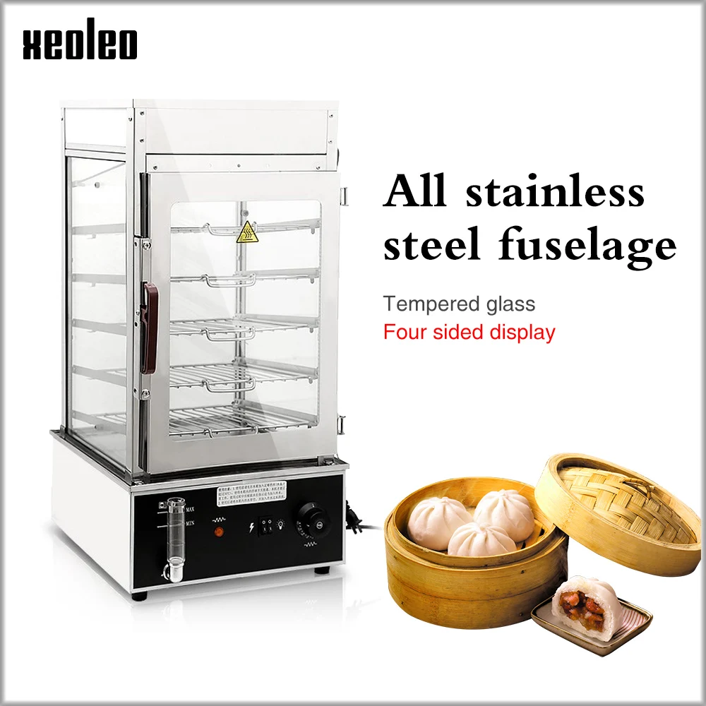 XEOLEO Electric Food Steamer Commercial Bun Steam machine Stainless
