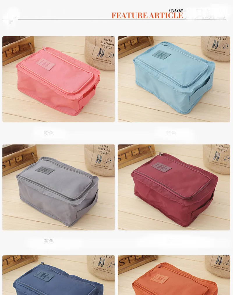 

Fashion Bags Nylon Travel Portable Tote Shoes Pouch Waterproof Bag 4 Colors Home Storage & Organization