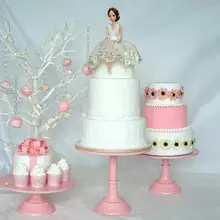 Круглая подставка для торта из розового кованого железа, изысканная подставка для торта, подставка для десерта, круглая подставка для торта, подставка для кекса на свадьбу, день рождения