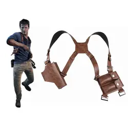 Натан Дрейк косплэй плечевой ремень с кобура Uncharted 4 конец вора s Acceessories костюм на Хэллоуин реквизит кожа