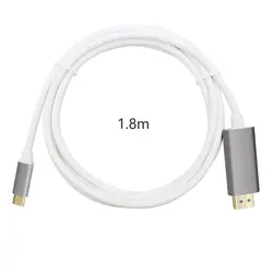 USB C к HDMI 4 K Тип Кабеля C к HDMI Thunderbolt 3 для huawei mate 20 MacBook Pro samsung Galaxy S9 HDMI USB-C Бесплатная доставка