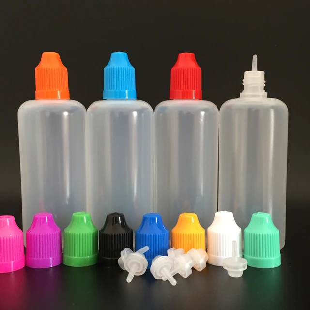 100ml Empty E liquid E juice Refillable Bottles PE 100ML Plastic