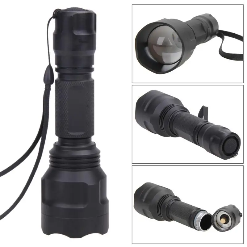 

New Waterproof Zoomable Function 38mm Lens 850nm IR Infrared LED Flashlight Torch for Night Vision Camera and Camcorder