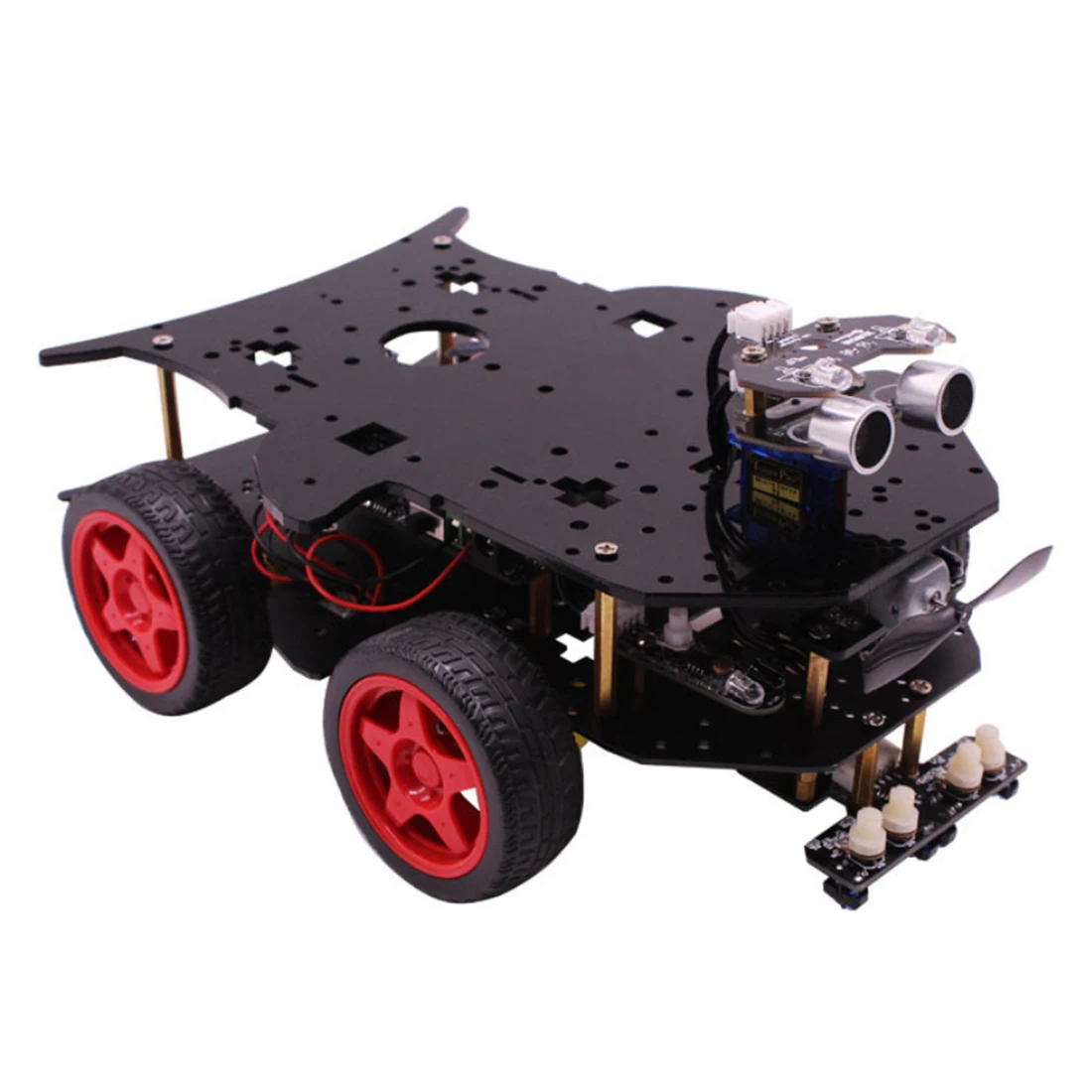 Robot Car 4WD Programming Stem Education Robot Model Building Steam Stem Kit Toys for Arduino (Including R3 Mainboard) Robot Car 4WD Programming Stem Education Robot Model Building Steam Stem Kit Toys for Arduino (Including R3 Mainboard)