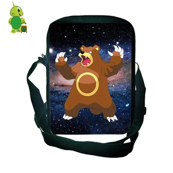 

Pokemon Ursaring Galaxy Space Mini Shoulder Bag Women Men Double Layer Small Handbag Purses Phone Bag Boys Girls Crossbody Bags