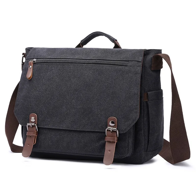 

Men Messenger Bags Canvas Shoulder Bag Fashion Sac A Main Man Torebka Business Crossbody Bag Male Travel Handbag Bolso Hombre