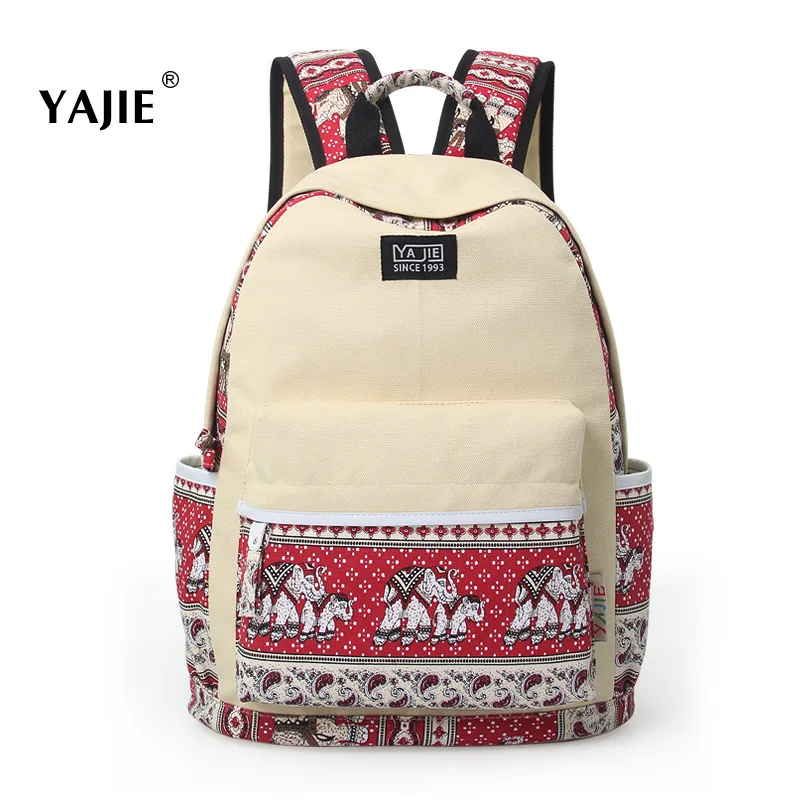 

South Korea National Style Canvas School Bag 16 Inches Teenagers Backpack Mochila Feminina Bagpack