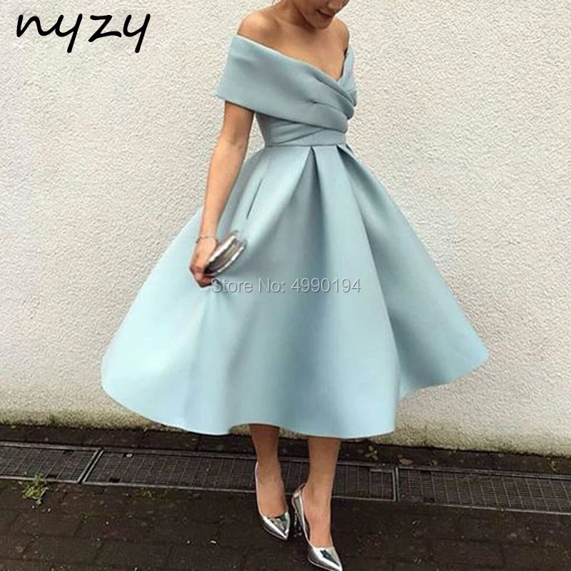 Nyzy C34 Satin Cocktail Dresses Ball ...