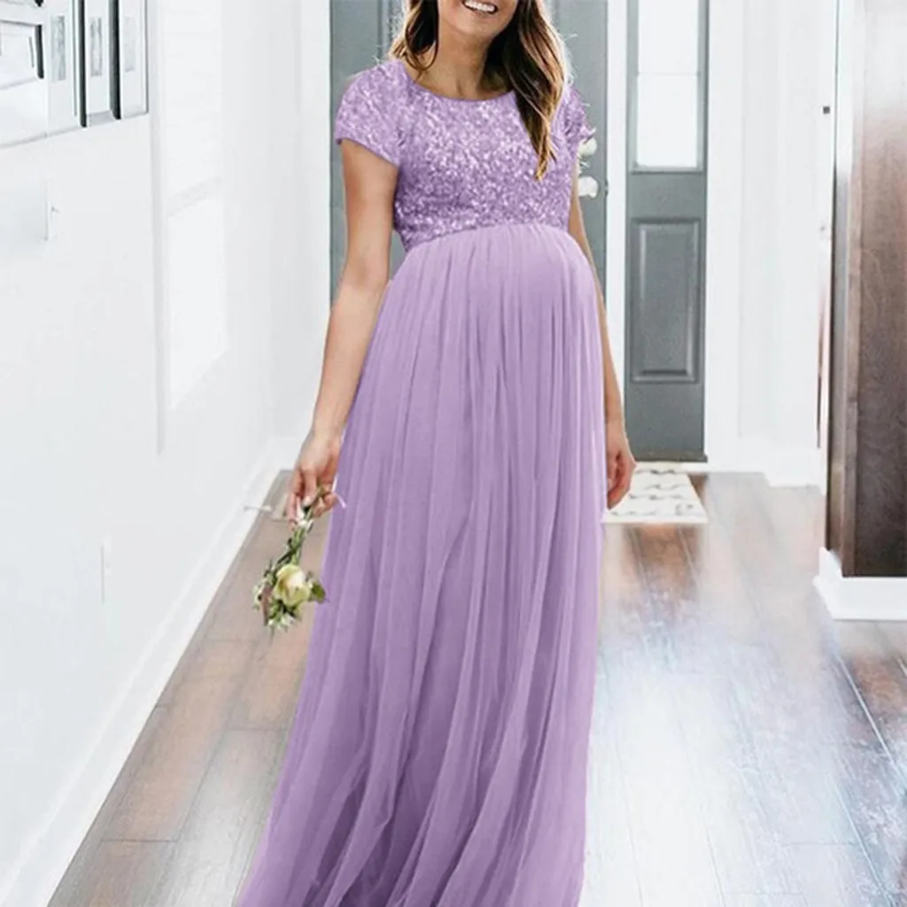 

Maternity Dresses For Photo Shooting Lace Sequins Dress Maternity Photography Props Pregnancy Dress Maternity Grown Clothes