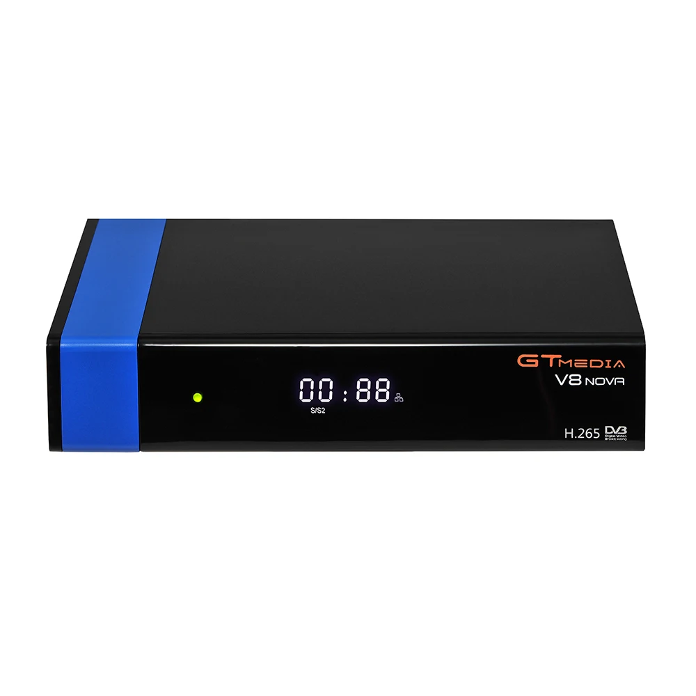 

Gtmedia V8 Nova Blue Dvb-S2 Hd Satellite Receiver Support H.265 Iptv Powervu Biss Built Wifi Set Top Box