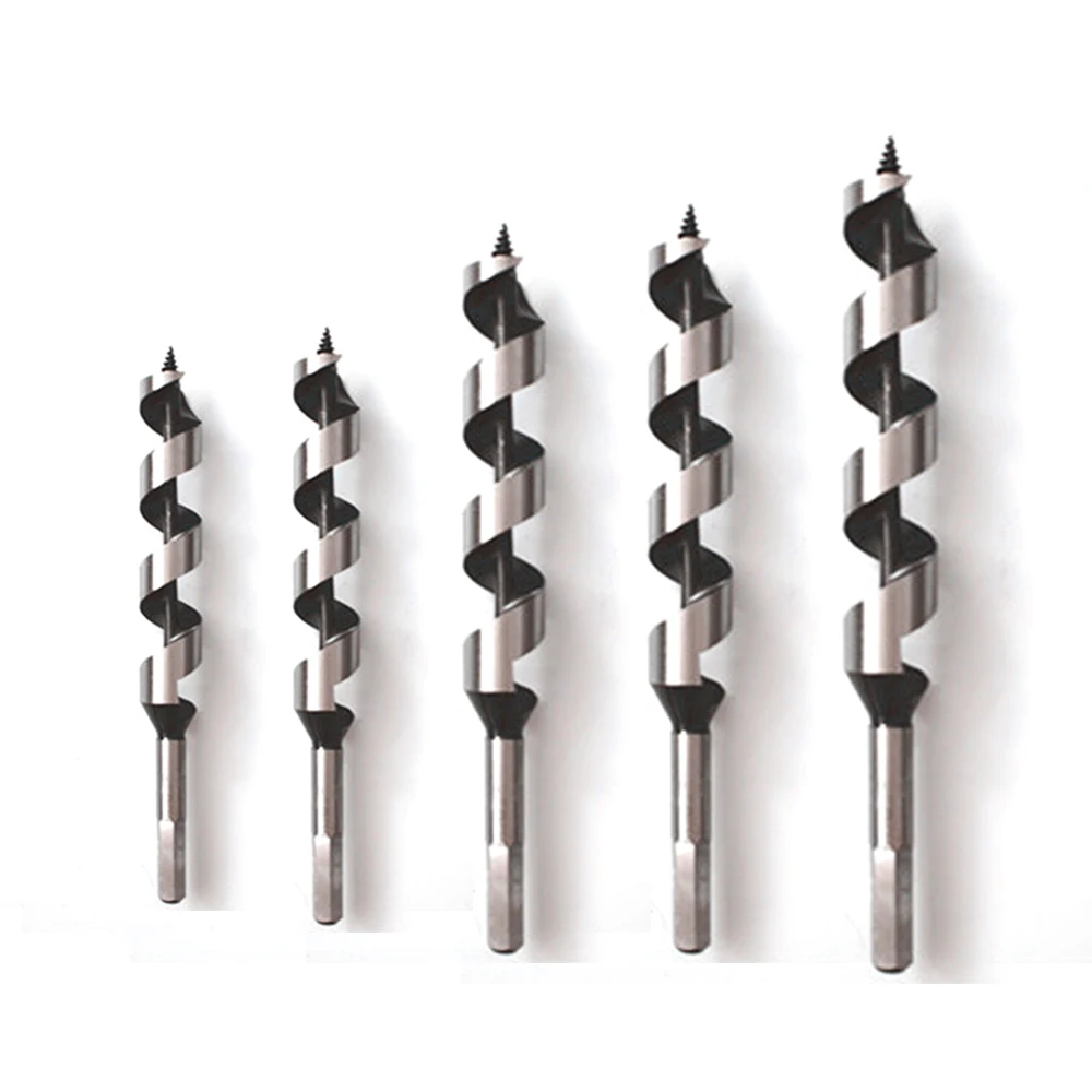 

5pcs 6/8/10/12/14*230mm Extended High Speed Steel Auger Bit Twist Drill Bit for Electrical Drill Woodworking Tool