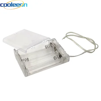 

2PCS 2*AA 3*AA Battery Holder DC Connector 3V 4.5V AA Battery Box Case With On-Off Switch Wire For AA Rechargeable Batteries