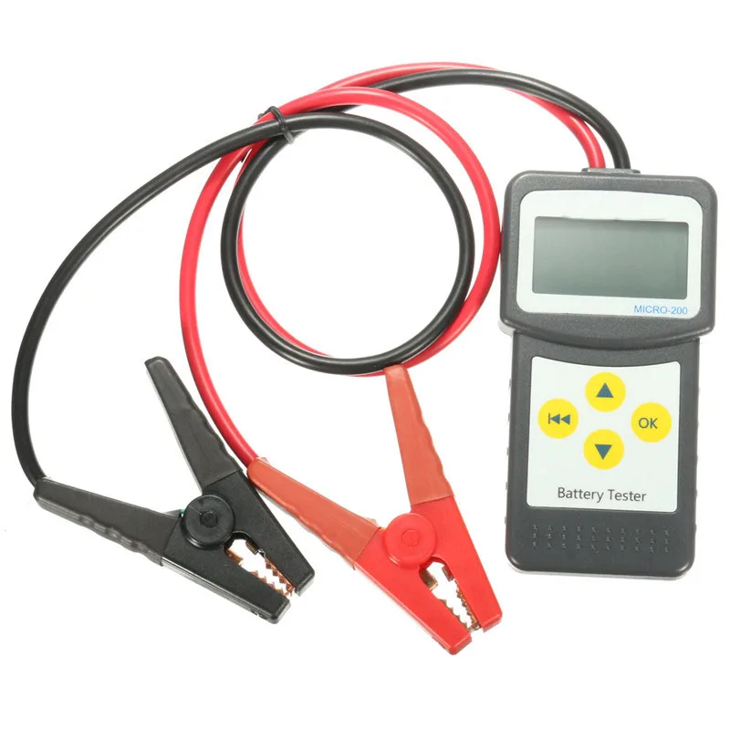 

12V Automotive Car Battery Load Tester Automotive Vehicle Battery Analyzer Electrical Instruments w/USB Cable Power Supply Meter