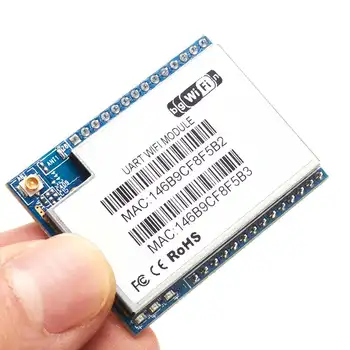 

LEORY 1PC HLKRM04 Embedded WIFI to Serial Wireless Transparent Transmission Module Microcontroller UART WIFI Module