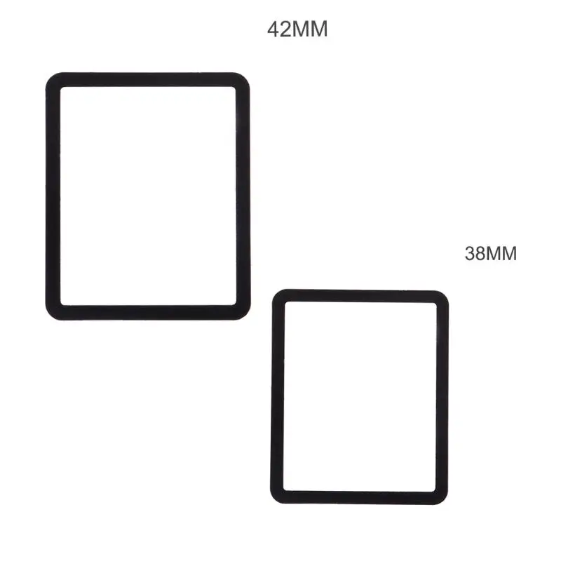 

38mm/42mm Smartwatch Touch Screen Protector Film Hard Tempered Glass Screen Protective Glass with Black Frame For Apple Watch