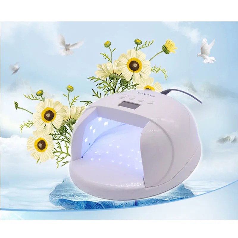

Rakado 60W Nail Dryer UV LED Nail Lamp Dryer Dual Light Source Intelligent Sensing Phototherapy Machine Fast Drying Gel Tool PRO
