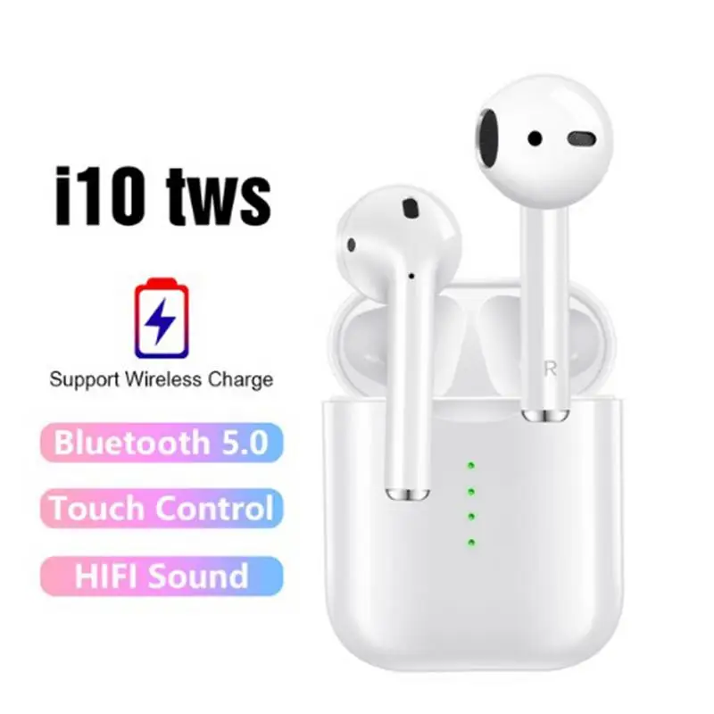 

I10 TWS Bluetooth 5.0 Earphone Wireless Headphones Wireless Bluetooth Headset Earbuds Touch Control For All Smart Phone
