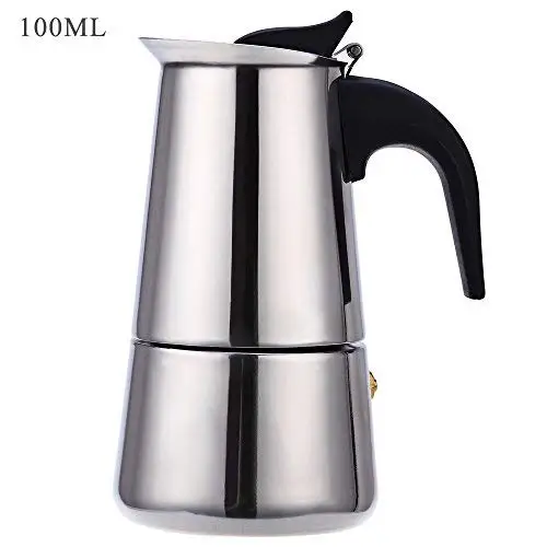 

Coffee Maker Mocha Latte Percolator Stove Cafeteira Espresso Machine With 100ML 200ML 300ML 450ML (100ML)