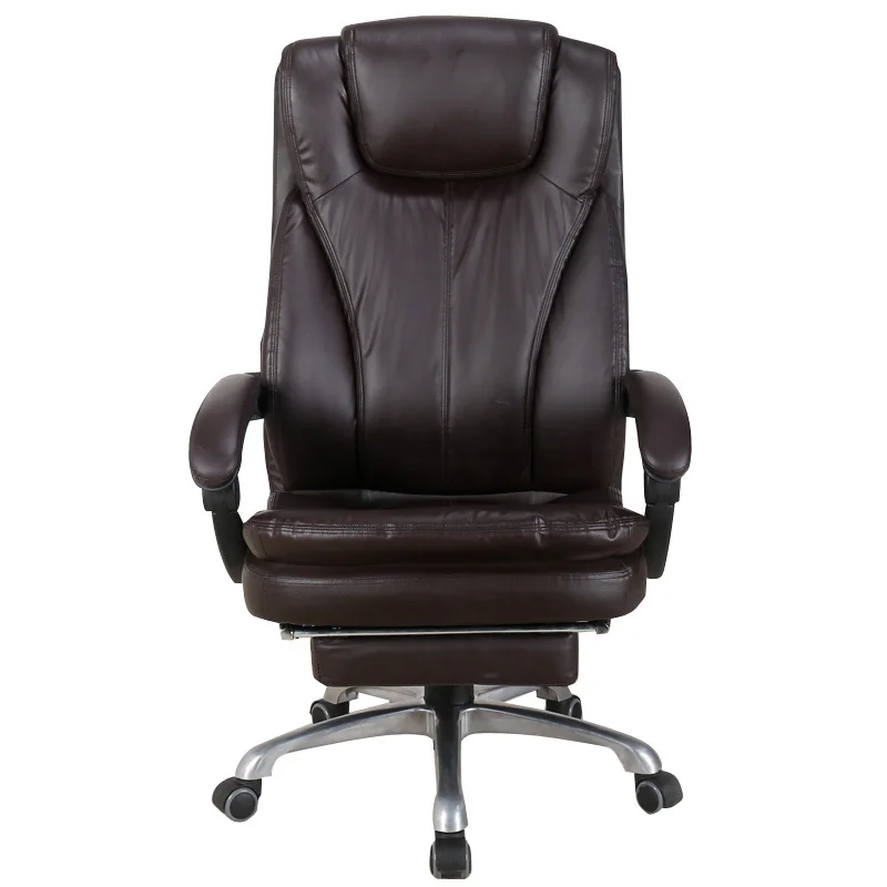 

PU Computer Chair Lunch Break Helper Thick Backrest Office Study Room Boss Chair Liftable High-density Sponge Swivel Chairs